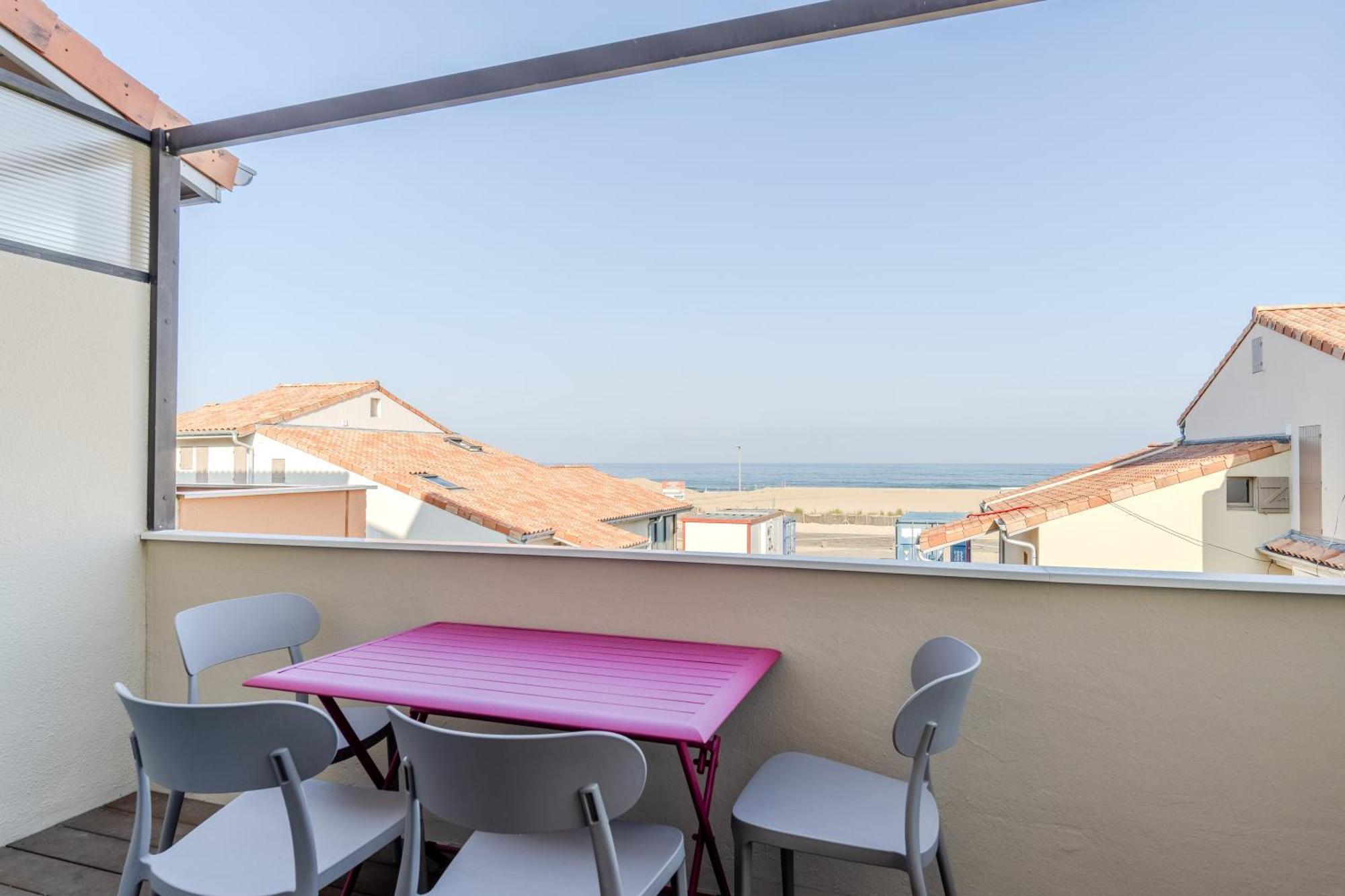 Atlantic Selection - La Parenthese De Capbreton - Vue Ocean, Plage Notre-Dame Luaran gambar